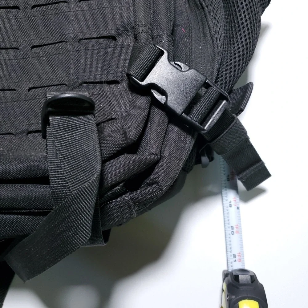 Built For Athletes 45L Large Black Hero Backpack Bookbag Tactical